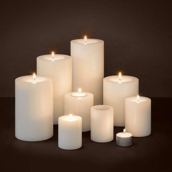 Artificial candle set of 4